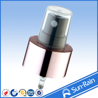 20/410 Plastik Alüminyum parfüm püskürtücüsü siyah losyon pompası