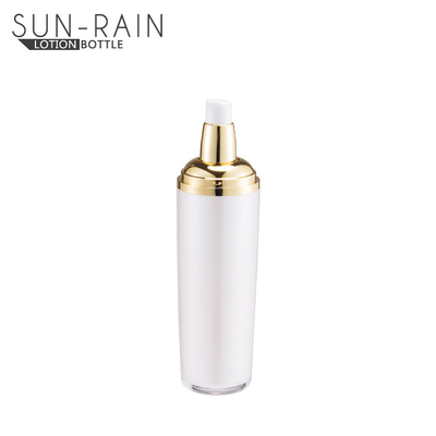 Kozmetik set losyon şişe ambalaj 0.23cc altın kap SR2263A plastik pompa şişesi ile