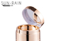 15ml 30ml Akrilik kozmetik krem ​​kavanozları ABS yaka altın yuvarlak şişe krem ​​kavanoz SR-2158