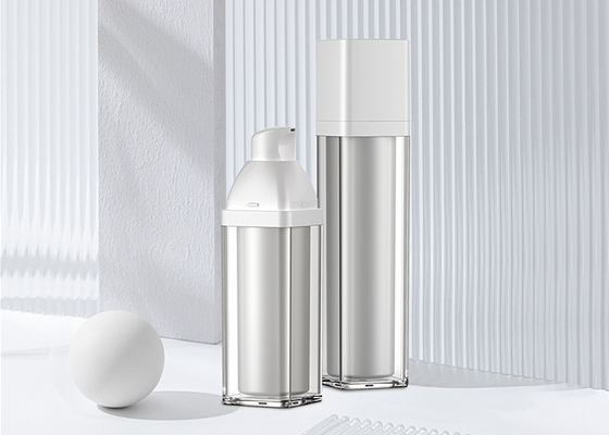 Akrilik Havasız Pompa Şişesi 15ml 30ml 50ml Pp İç Şişe Kozmetik SR2159 için